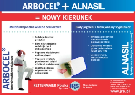 Arbocel, Alnasil - firma JRS