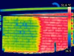 Dekoral Ultra Cool: zdjęcie elewacji zrobione kamerą termowizyjną