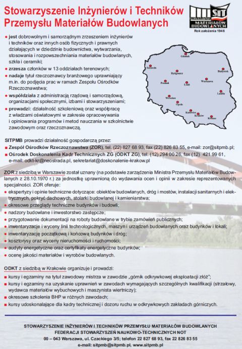 Stowarzyszenie Inżynierów i Techników Przemysłu Materiałów Budowlanych