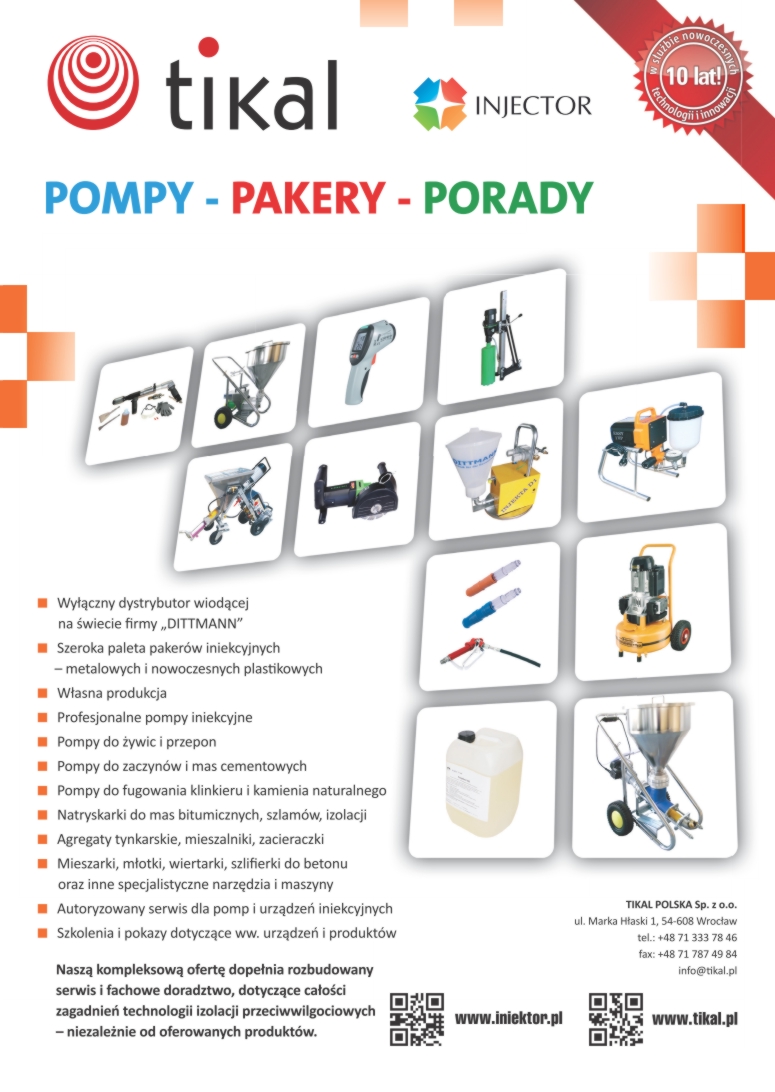 TIKAL pompy, pakery, porady