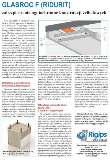 zabezpieczenia ogniochronne konstrukcji żelbetowych