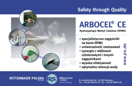 ARBOCEL CE. Safety trought Quality