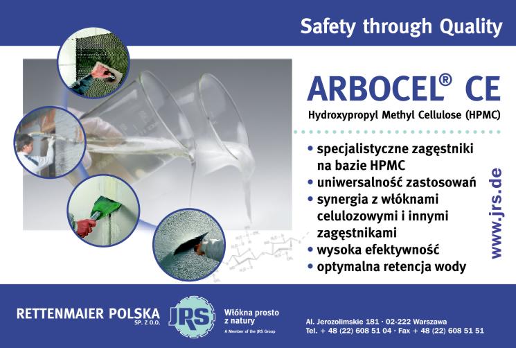 ARBOCEL Safety throught Quality (reklama)